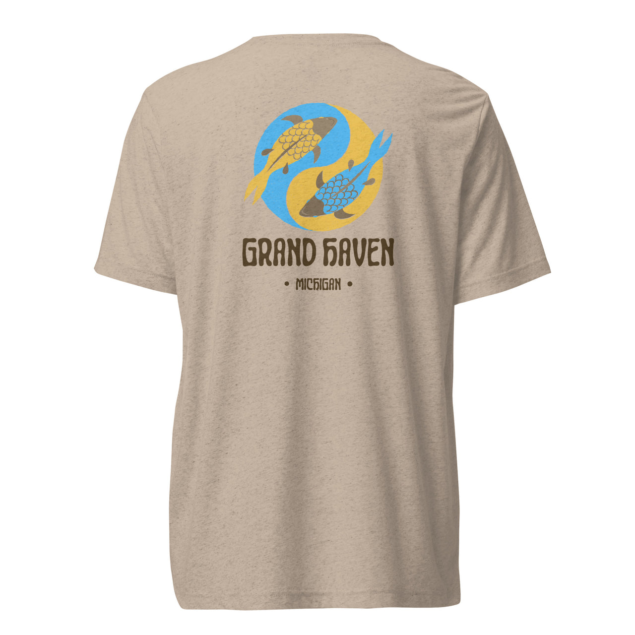 "Grand Haven Yin & Yang" Unisex Tri-blend T-shirt