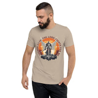 Thumbnail for “The Lord Fights for Me” Unisex Tri-Blend T-Shirt 2
