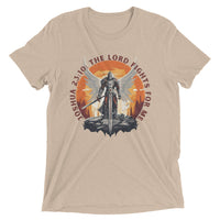 Thumbnail for “The Lord Fights for Me” Unisex Tri-Blend T-Shirt 2