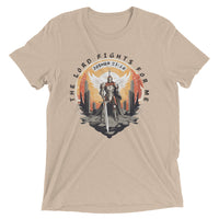 Thumbnail for “The Lord Fights for Me” Unisex Tri-Blend T-Shirt 5