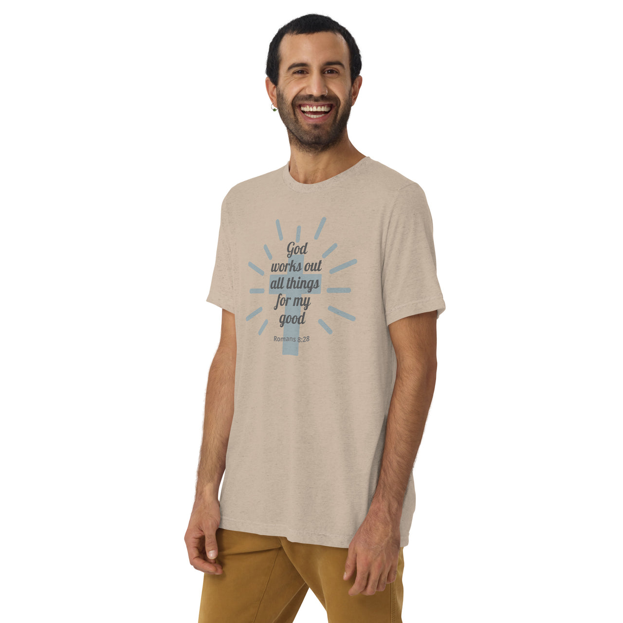 "All Things for my Good" Unisex Tri-Blend T-Shirt 11