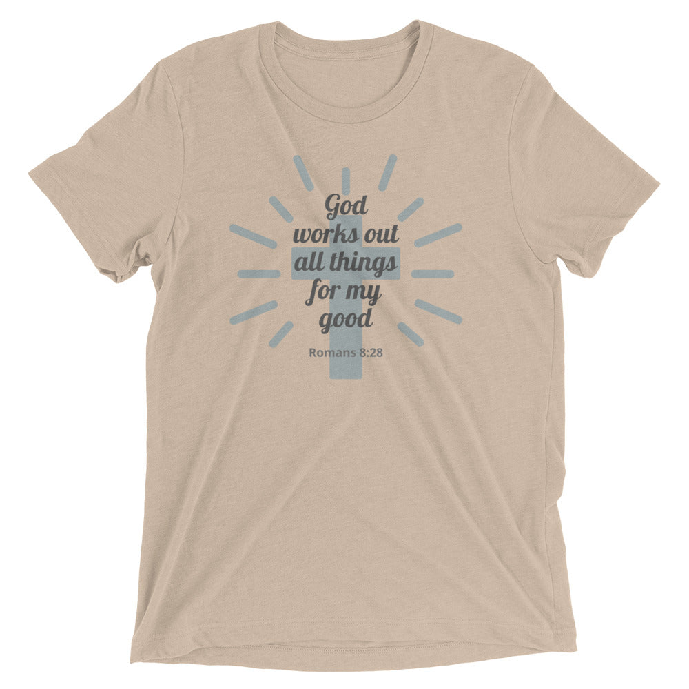"All Things for my Good" Unisex Tri-Blend T-Shirt 11