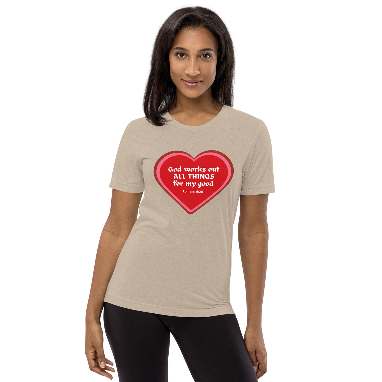 "All Things for my Good" Unisex Tri-Blend T-Shirt 4