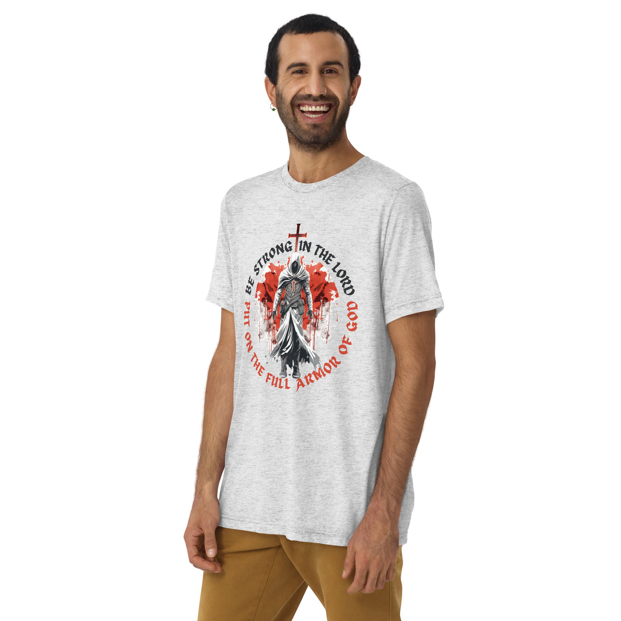 “Full Armor of God” Unisex Tri-Blend T-Shirt 1
