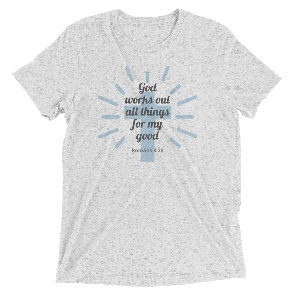 "All Things for my Good" Unisex Tri-Blend T-Shirt 11