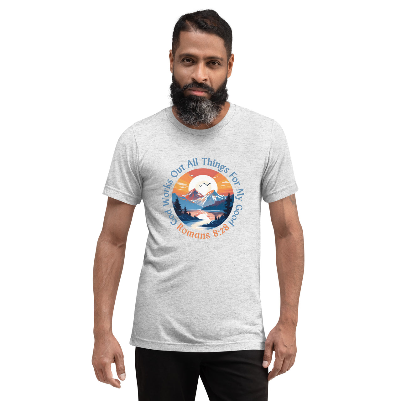 "All Things for my Good" Unisex Tri-Blend T-Shirt 15