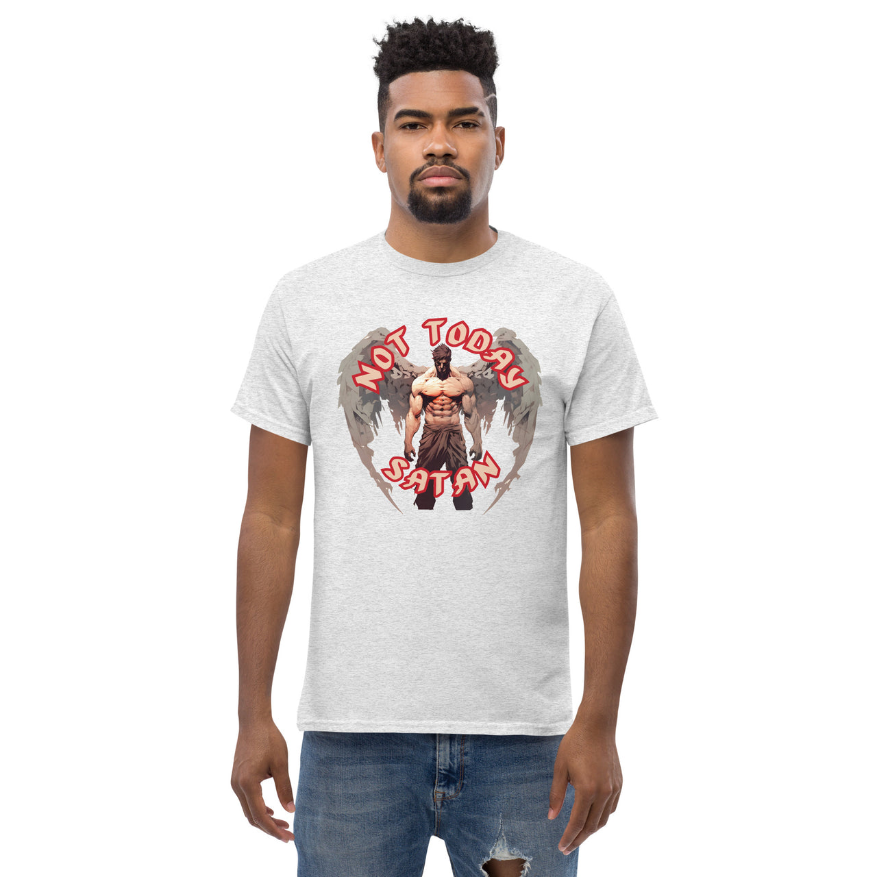 "Not Today Satan" Men's Classic T-Shirt 14