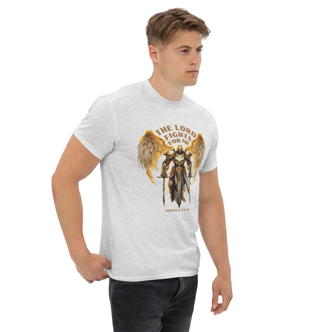 “The Lord Fights for Me” Men's Classic T-Shirt 1