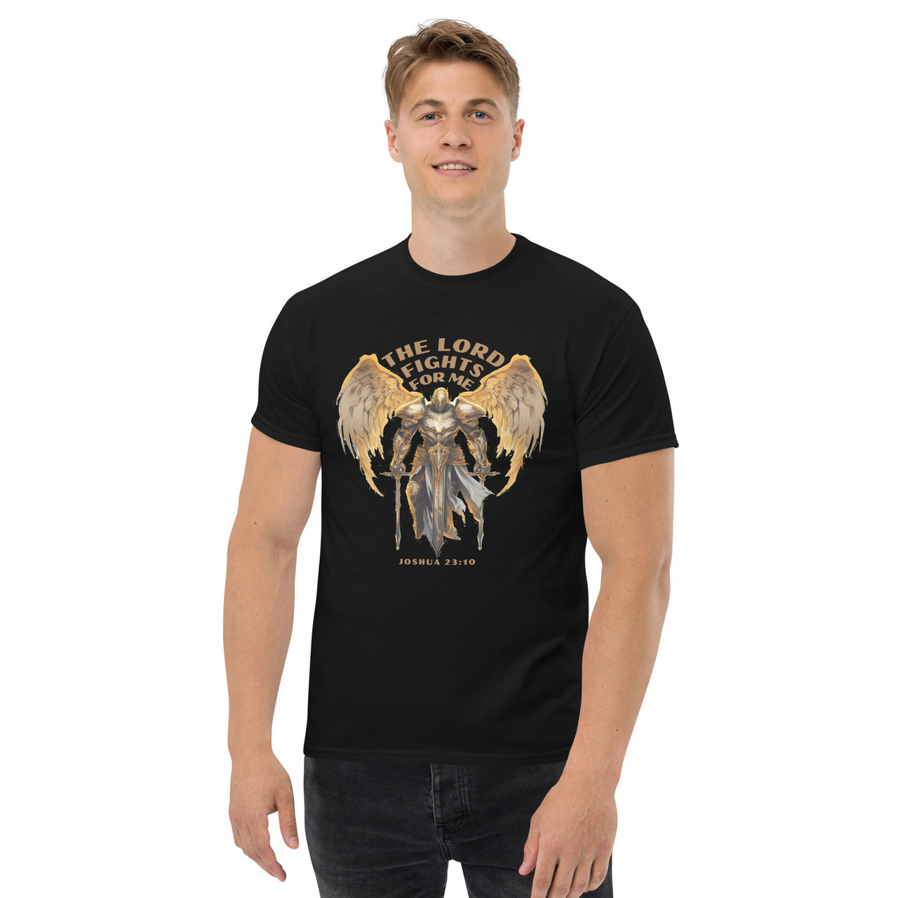 “The Lord Fights for Me” Men's Classic T-Shirt 1