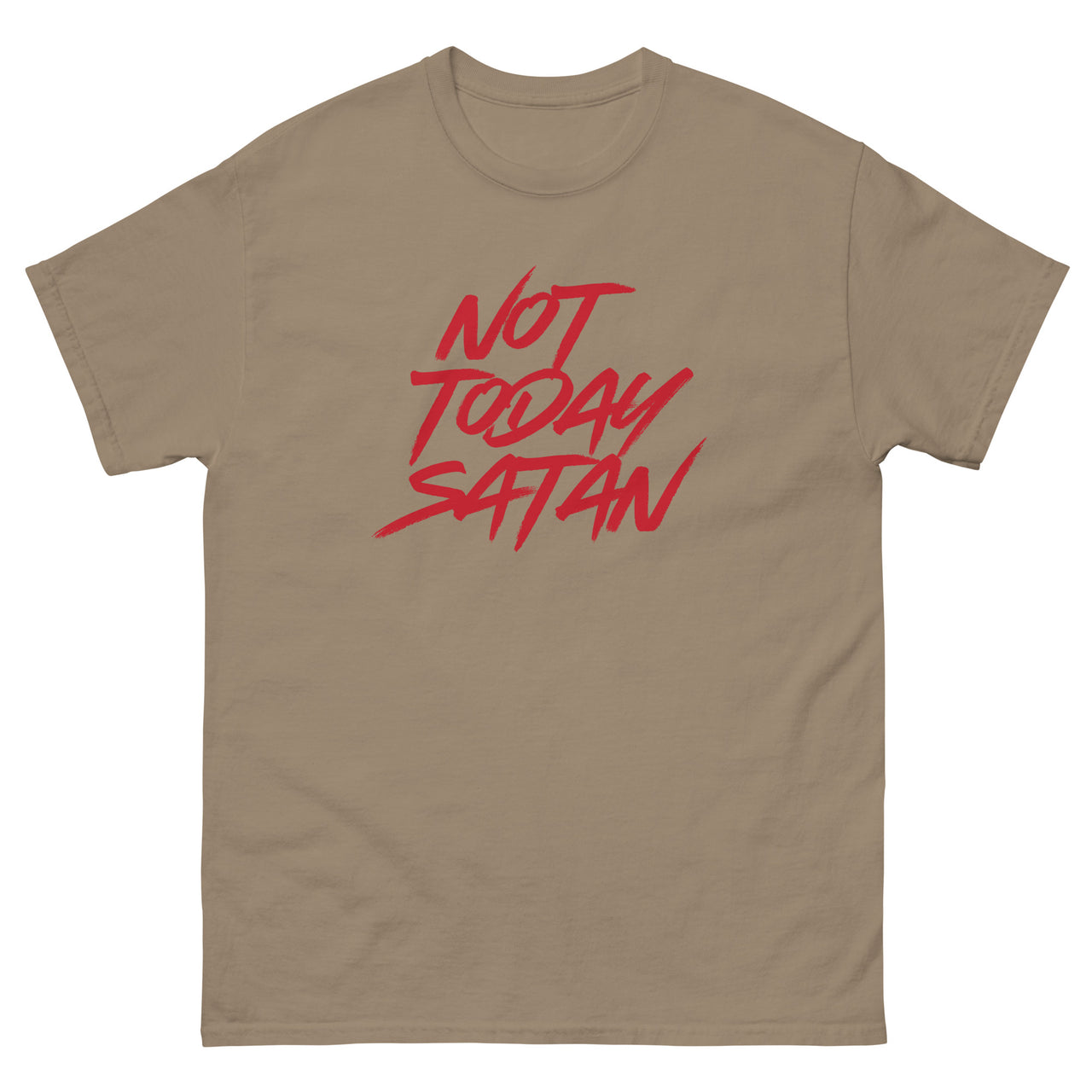 "Not Today Satan" Men's Classic T-Shirt 6