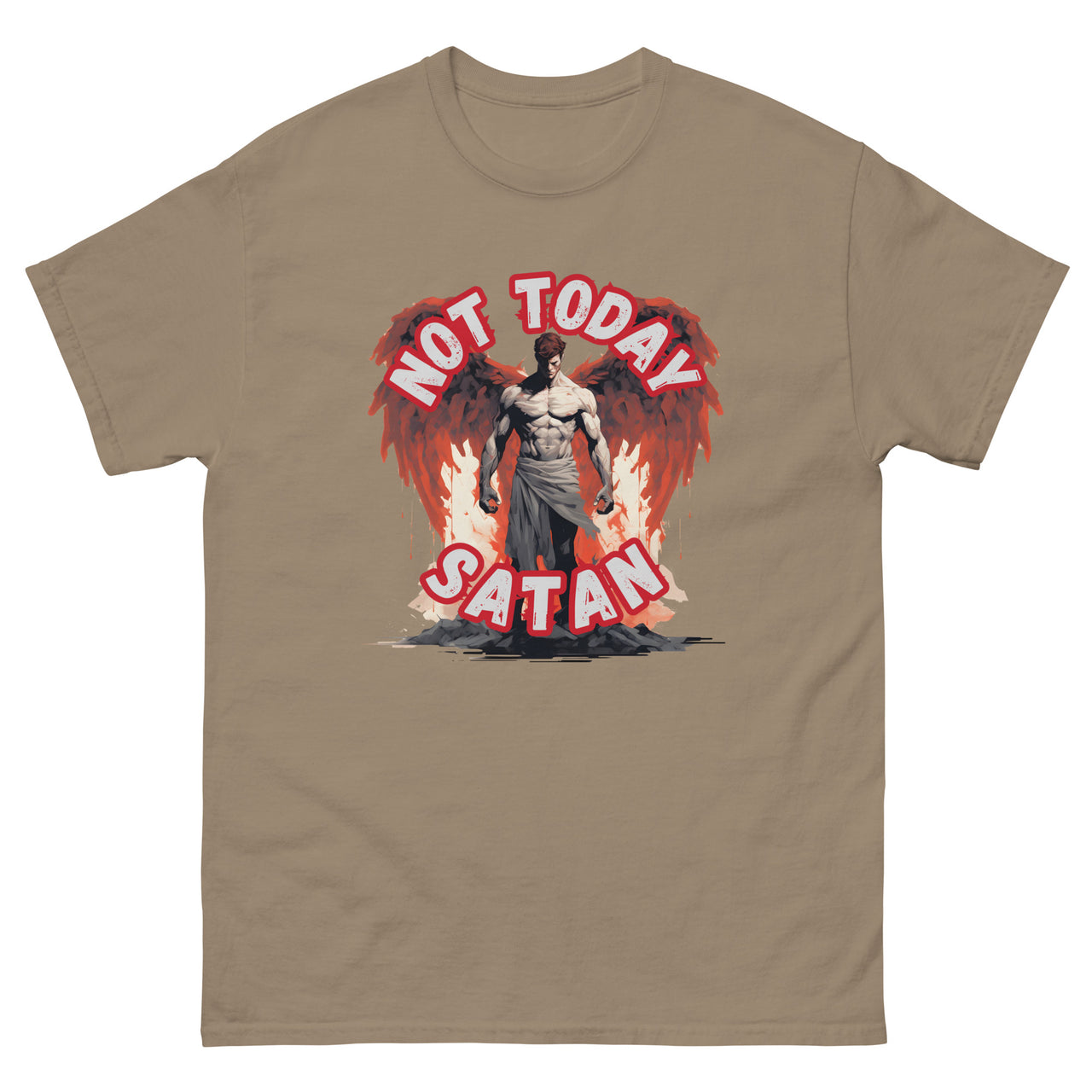 "Not Today Satan" Men's Classic T-Shirt 1