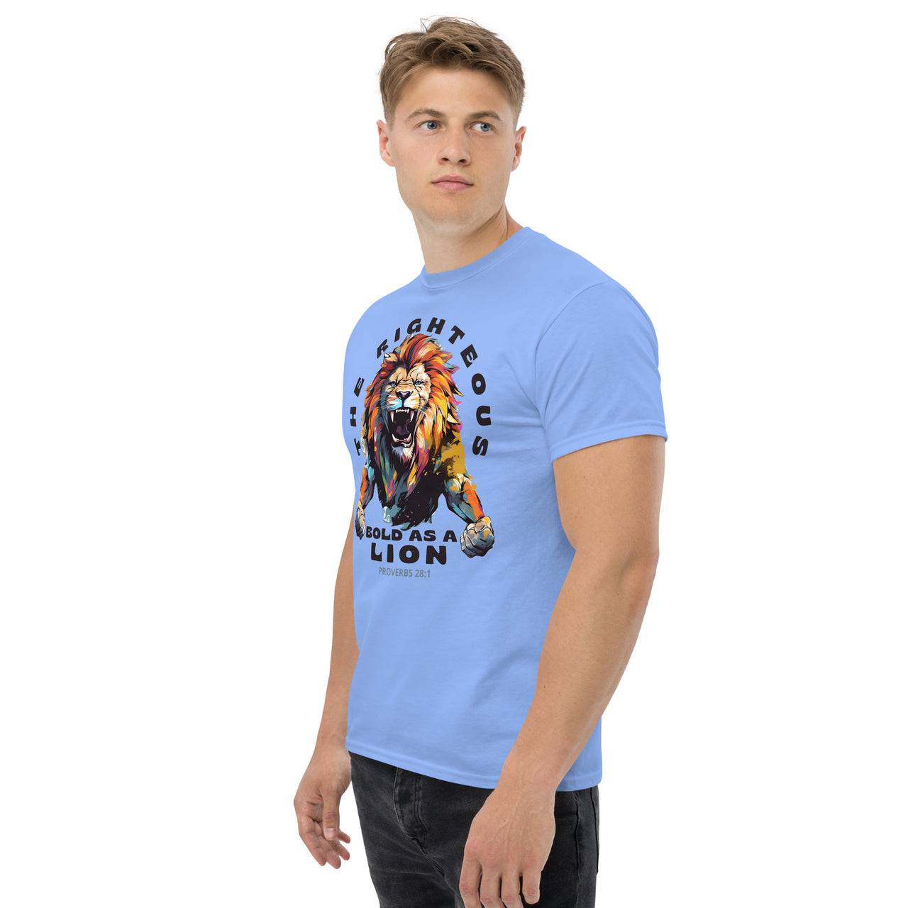 “Bold as a Lion” Men's Classic T-Shirt 5