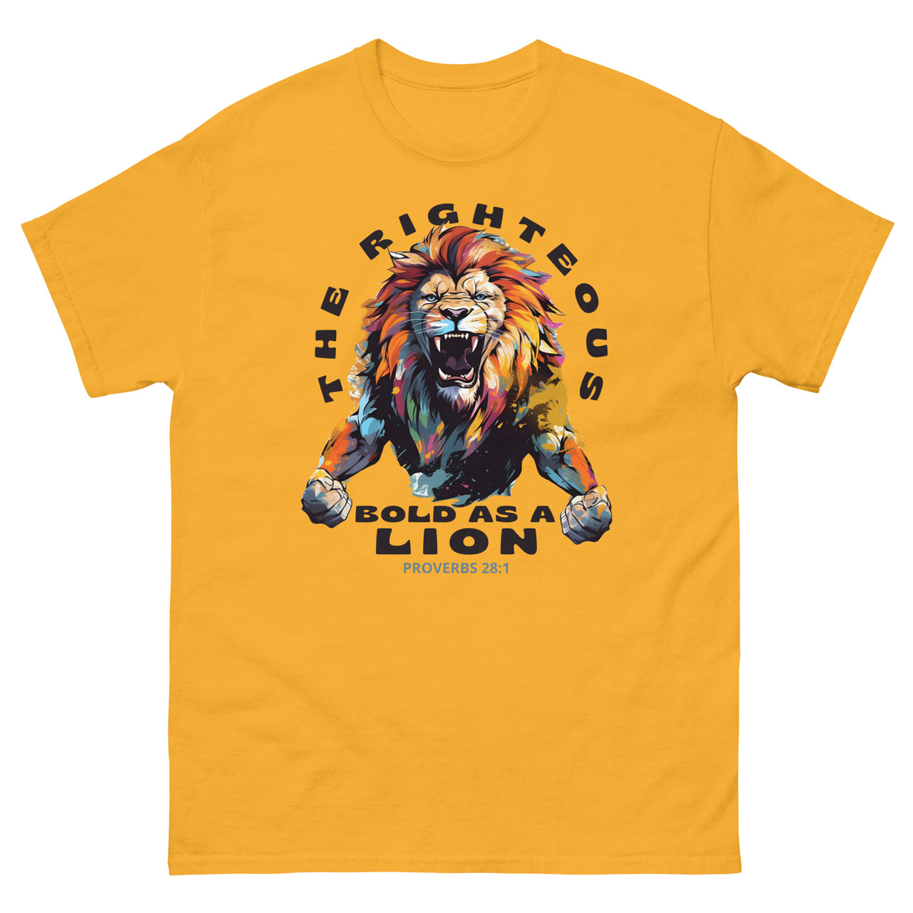 “Bold as a Lion” Men's Classic T-Shirt 5