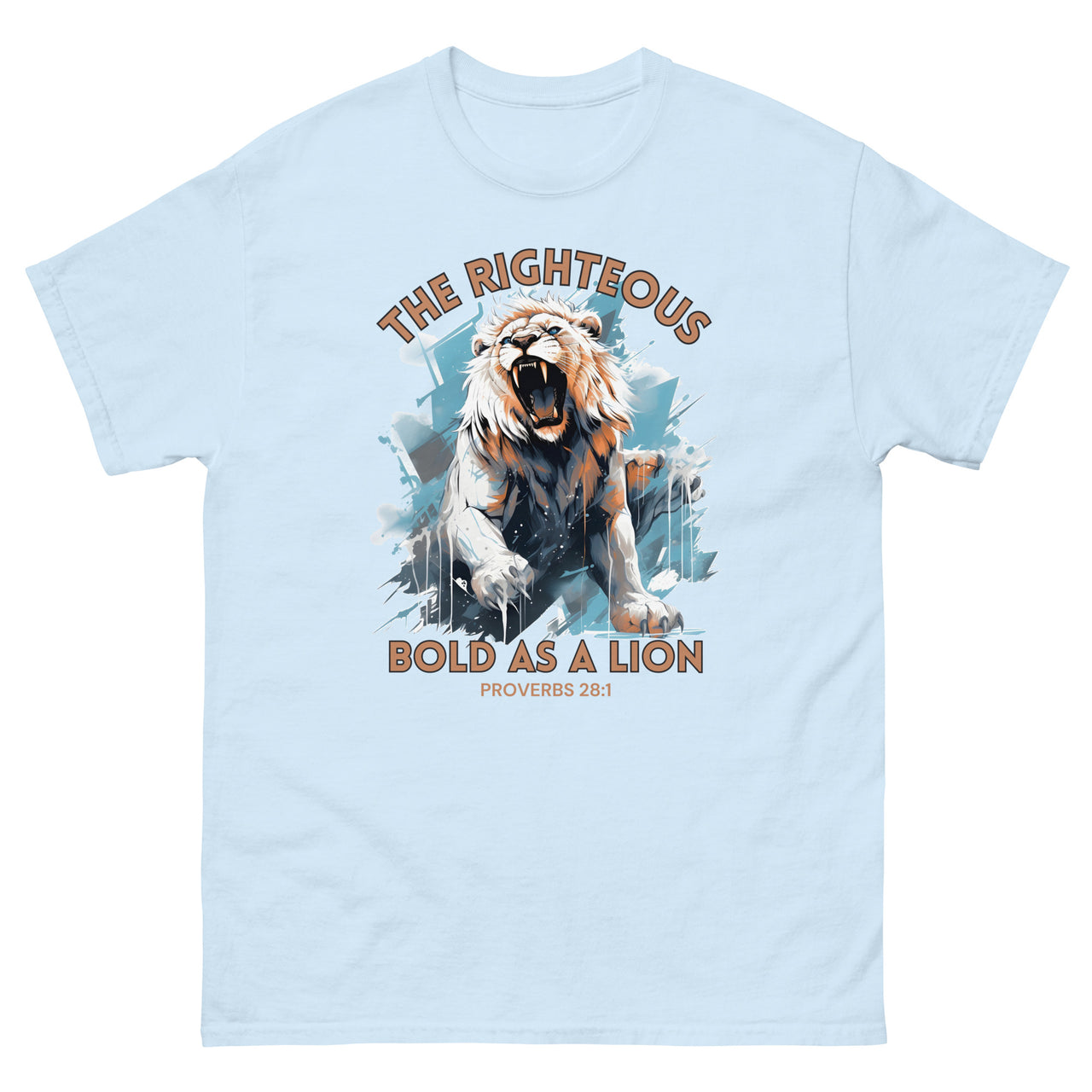 “Bold as a Lion” Men's Classic T-Shirt 4