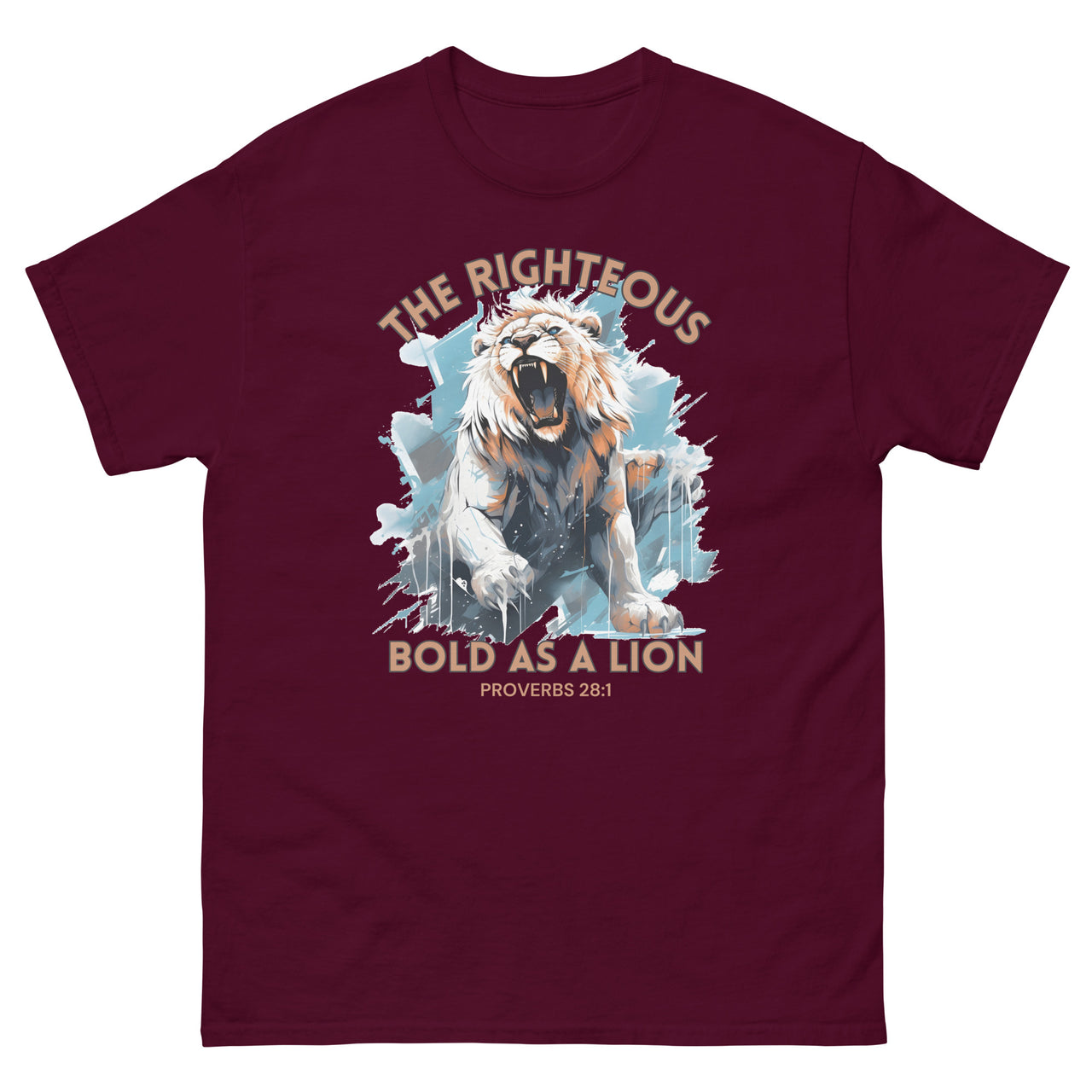 “Bold as a Lion” Men's Classic T-Shirt 4