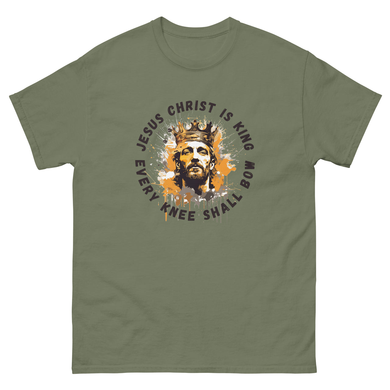 "Every Knee Shall Bow" Men's Classic T-Shirt 4