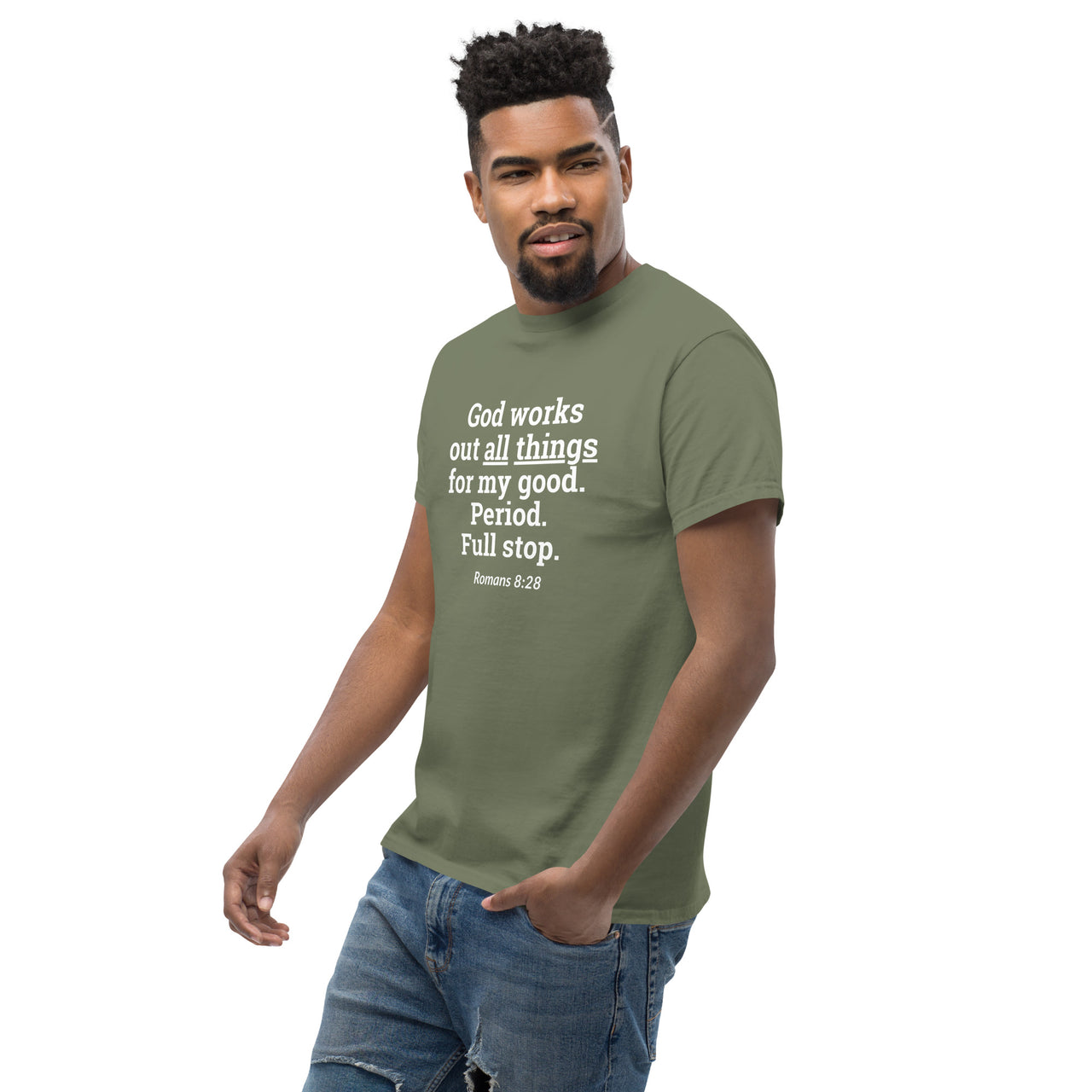 "All Things for my Good" Men's Classic T-Shirt 16