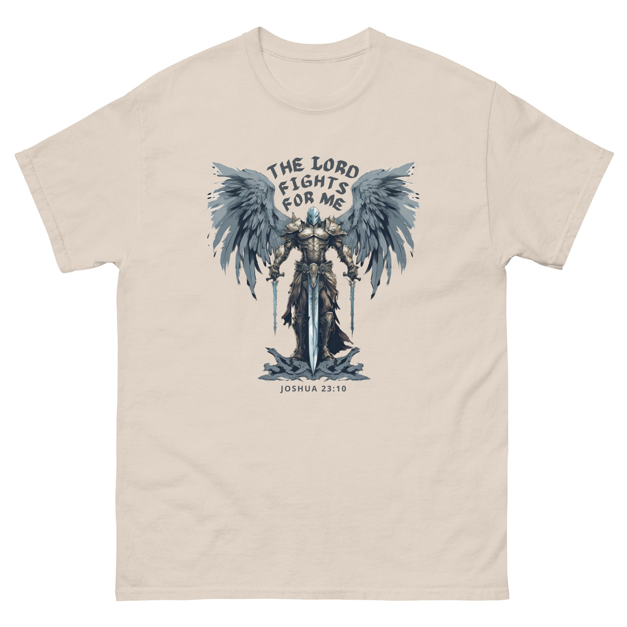 “The Lord Fights for Me” Men's Classic T-Shirt 4