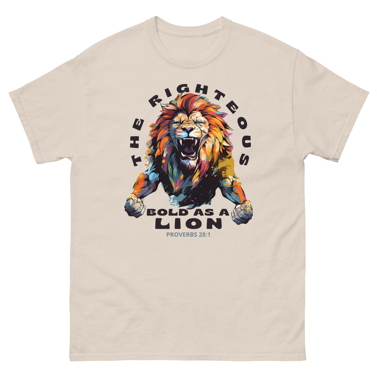 “Bold as a Lion” Men's Classic T-Shirt 5