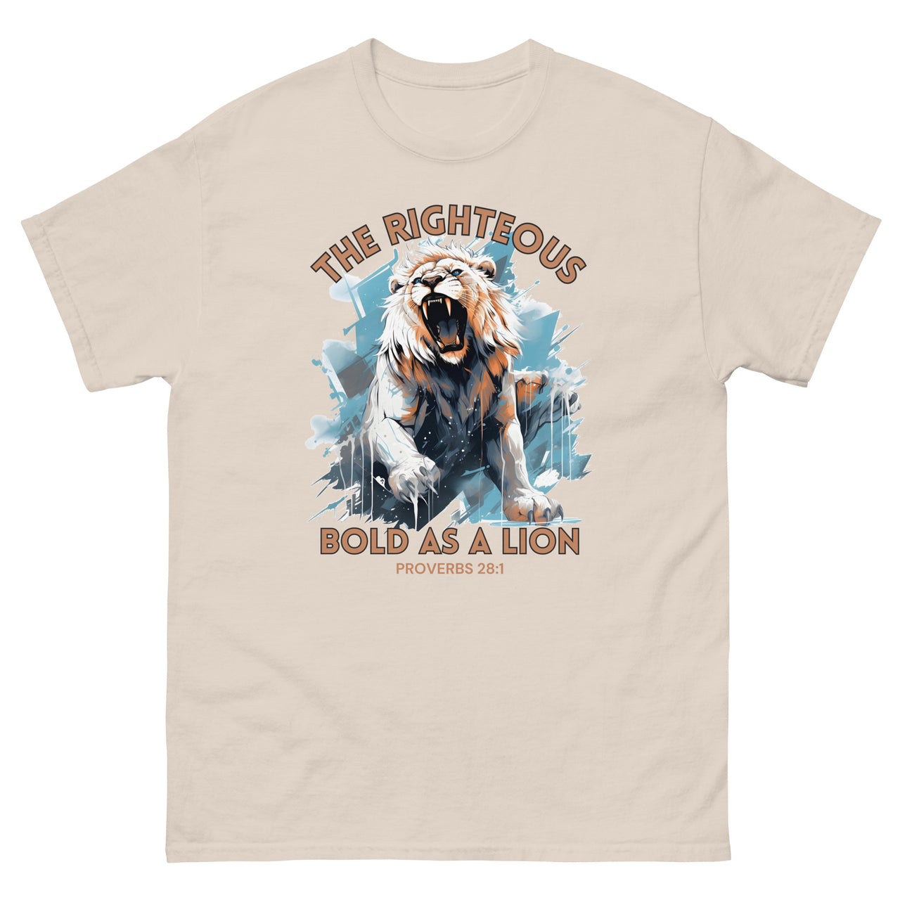 “Bold as a Lion” Men's Classic T-Shirt 4