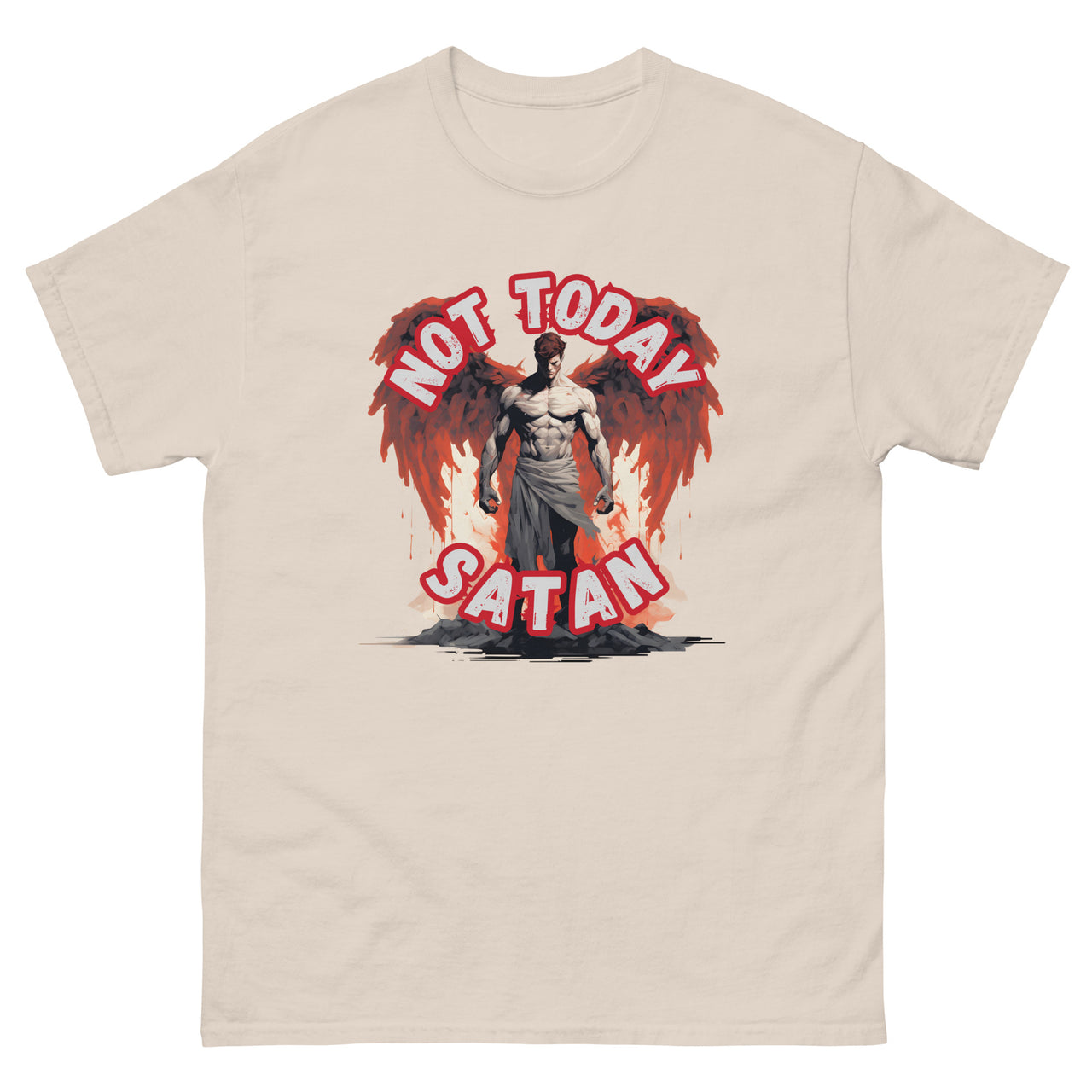 "Not Today Satan" Men's Classic T-Shirt 1