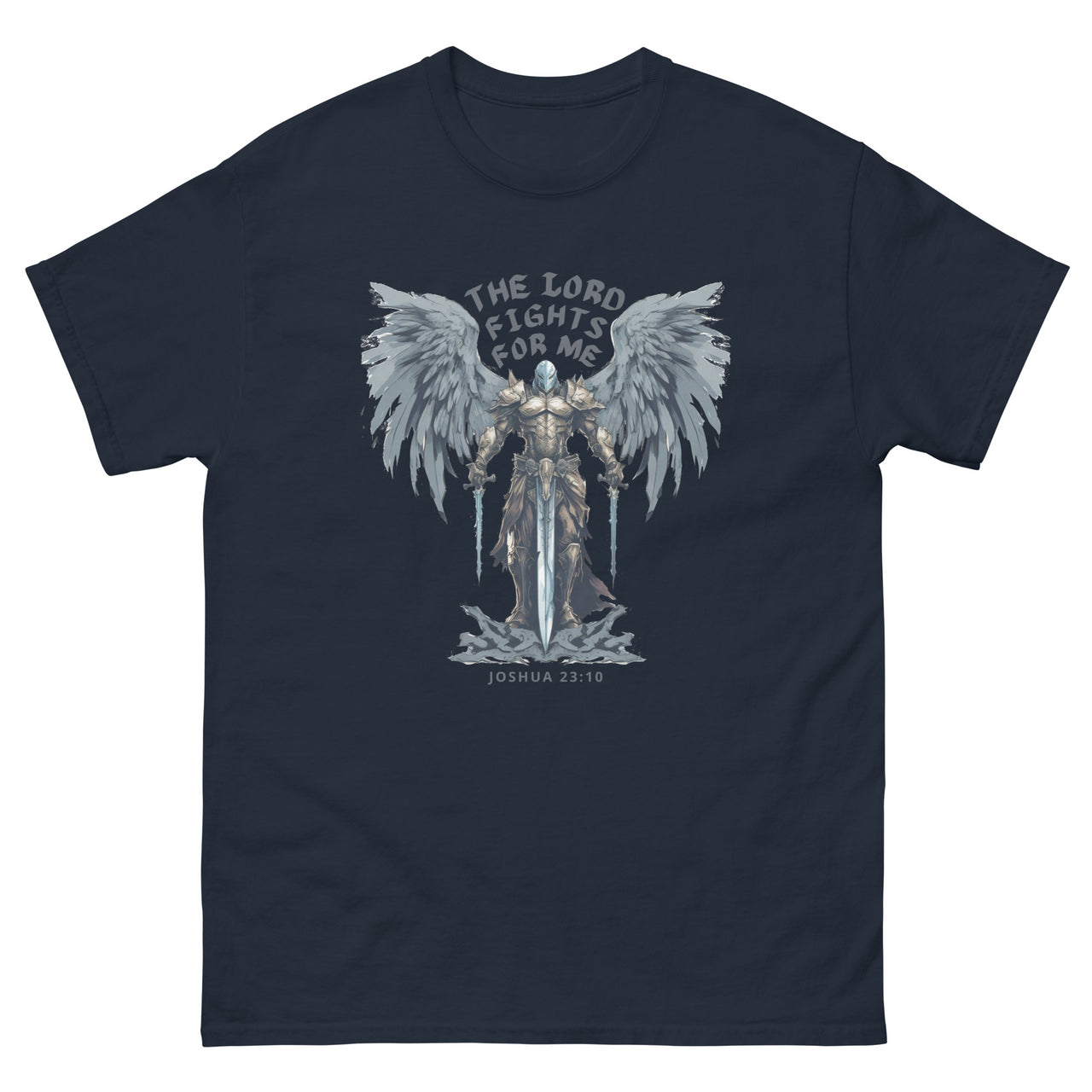 “The Lord Fights for Me” Men's Classic T-Shirt 4