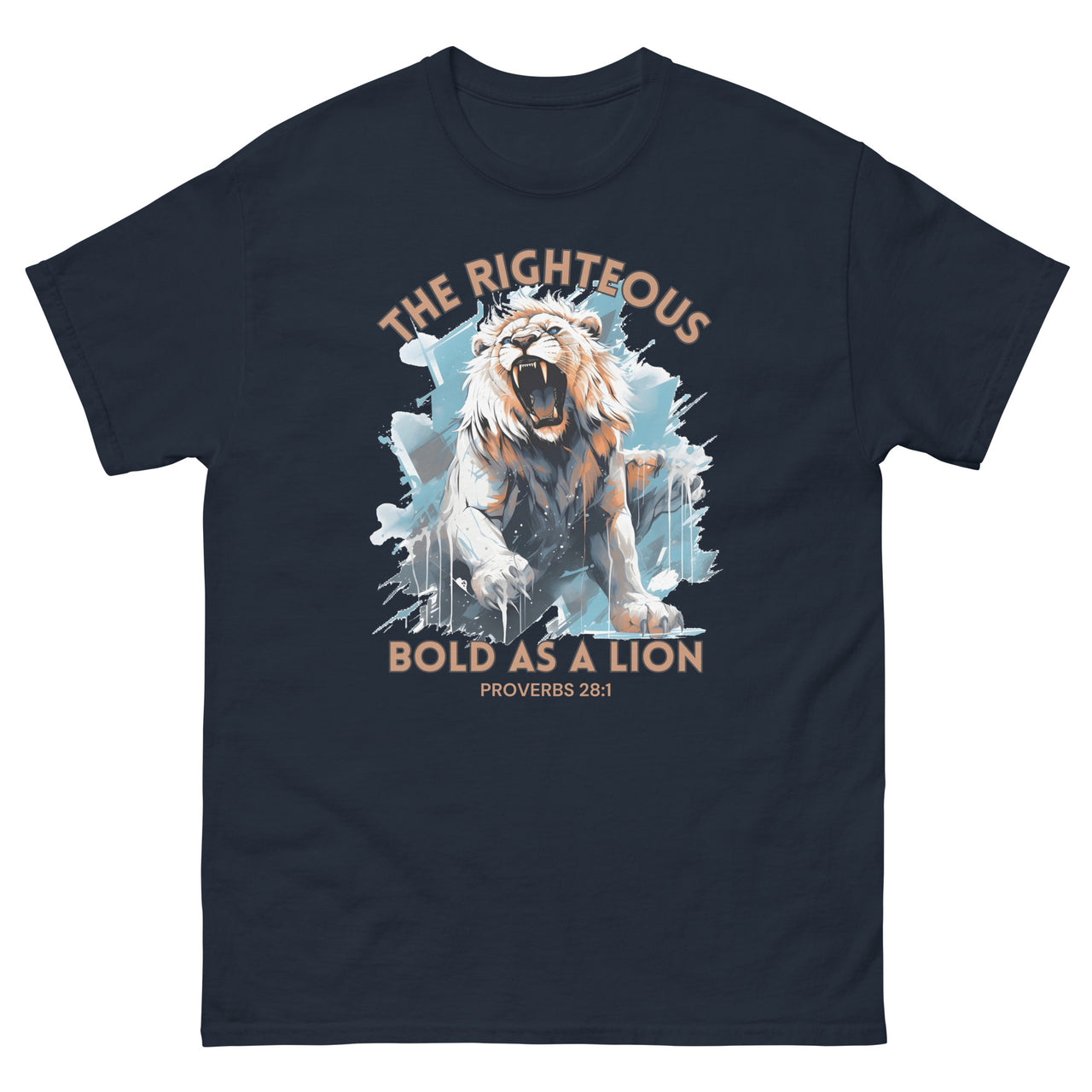 “Bold as a Lion” Men's Classic T-Shirt 4