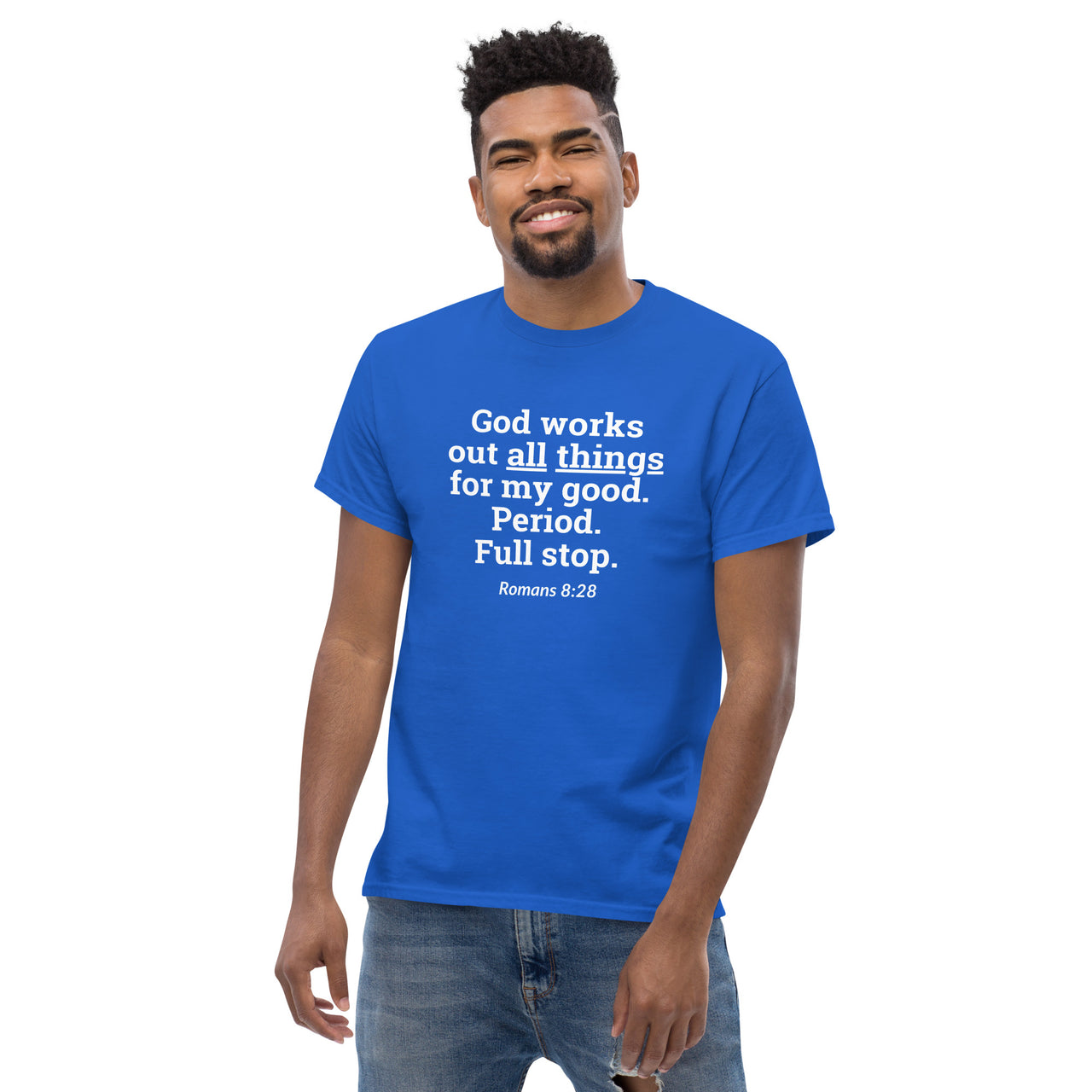 "All Things for my Good" Men's Classic T-Shirt 16