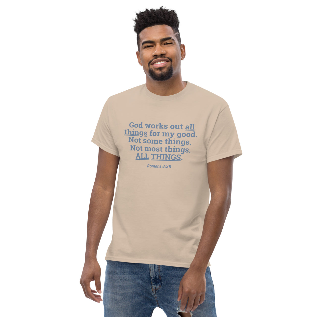 "All Things for my Good" Men's Classic T-Shirt 2