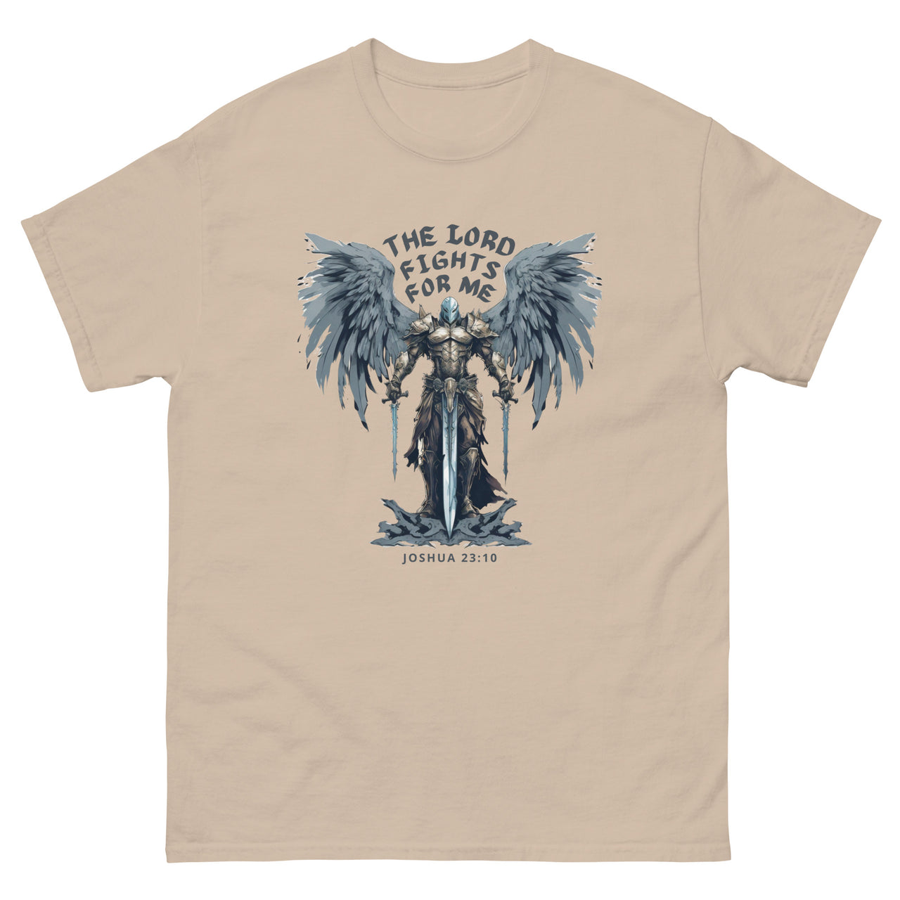 “The Lord Fights for Me” Men's Classic T-Shirt 4