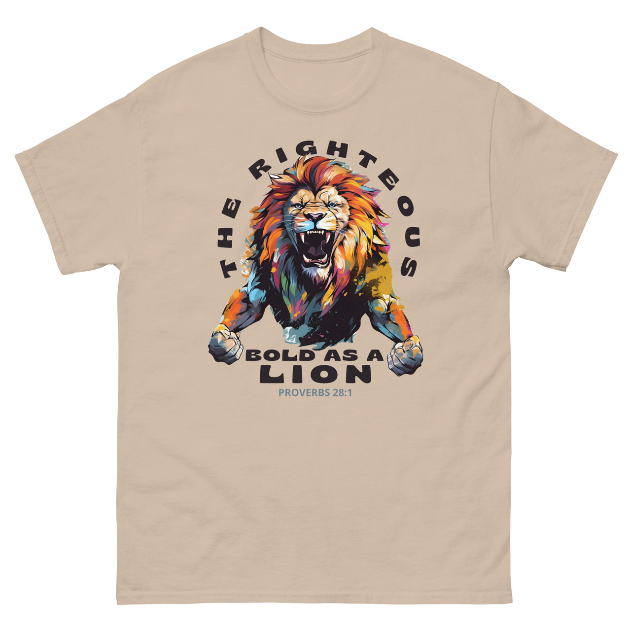 “Bold as a Lion” Men's Classic T-Shirt 5