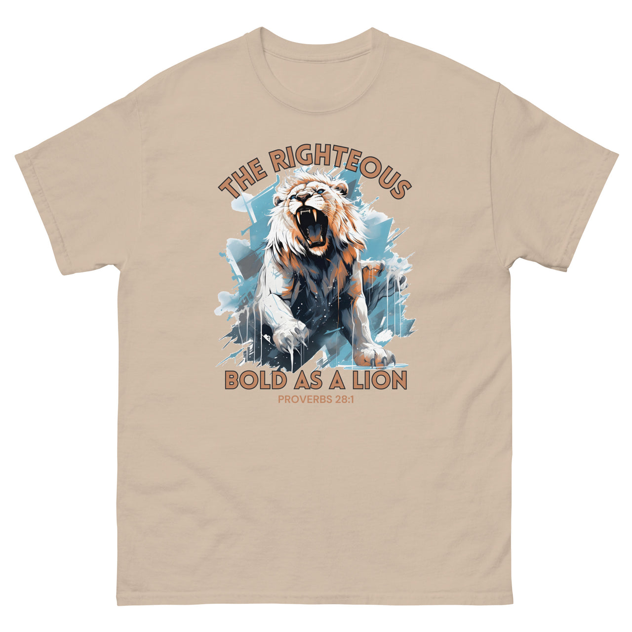 “Bold as a Lion” Men's Classic T-Shirt 4