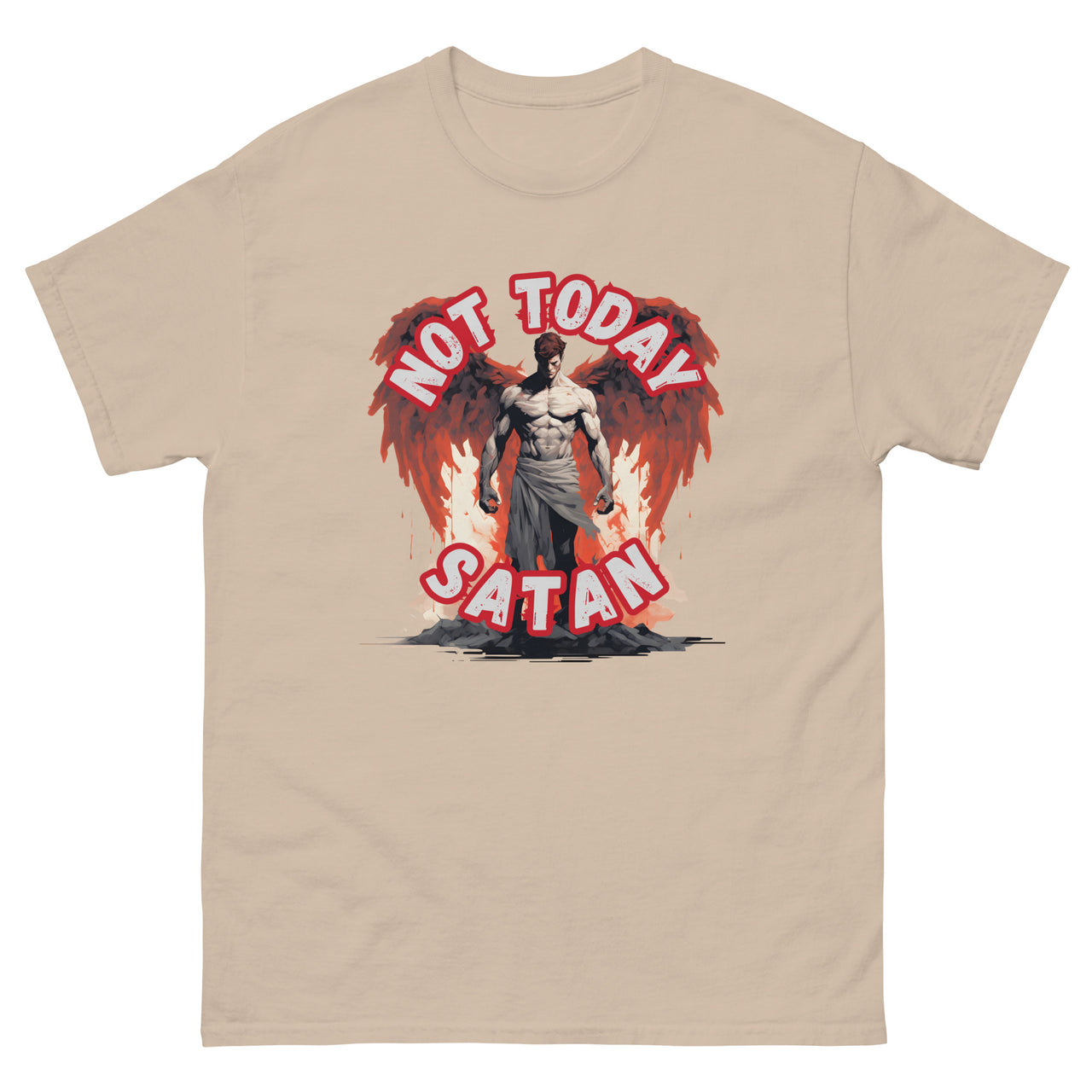 "Not Today Satan" Men's Classic T-Shirt 1