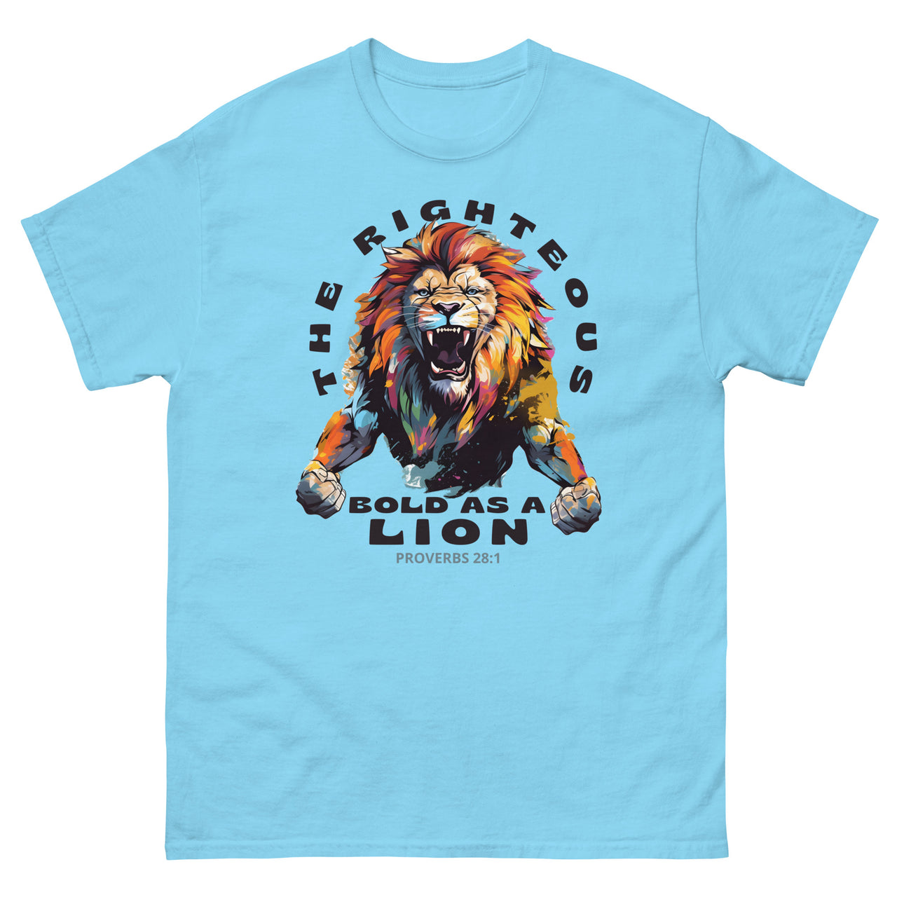 “Bold as a Lion” Men's Classic T-Shirt 5