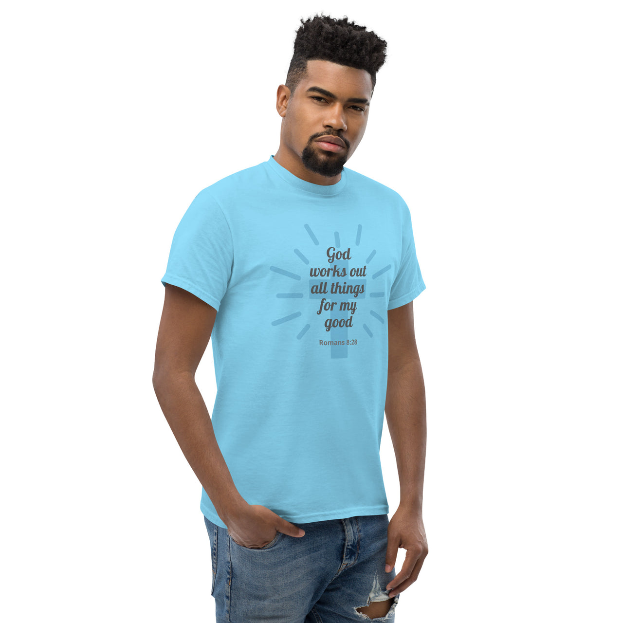 "All Things for my Good" Men's Classic T-Shirt 3