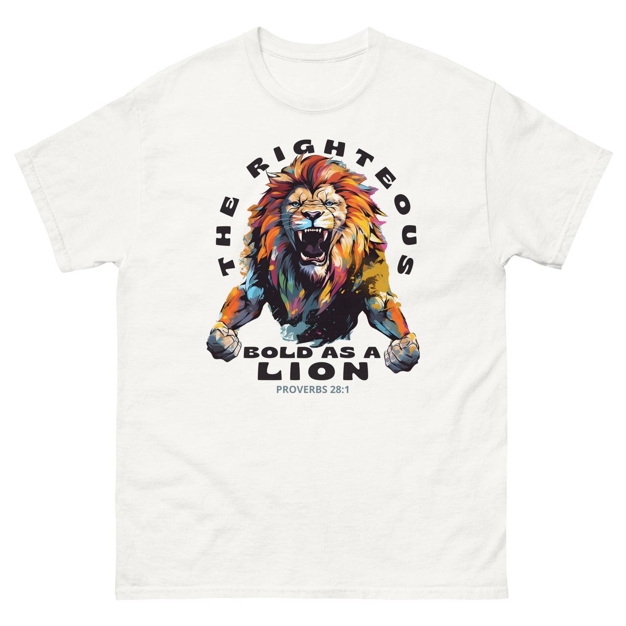 “Bold as a Lion” Men's Classic T-Shirt 5