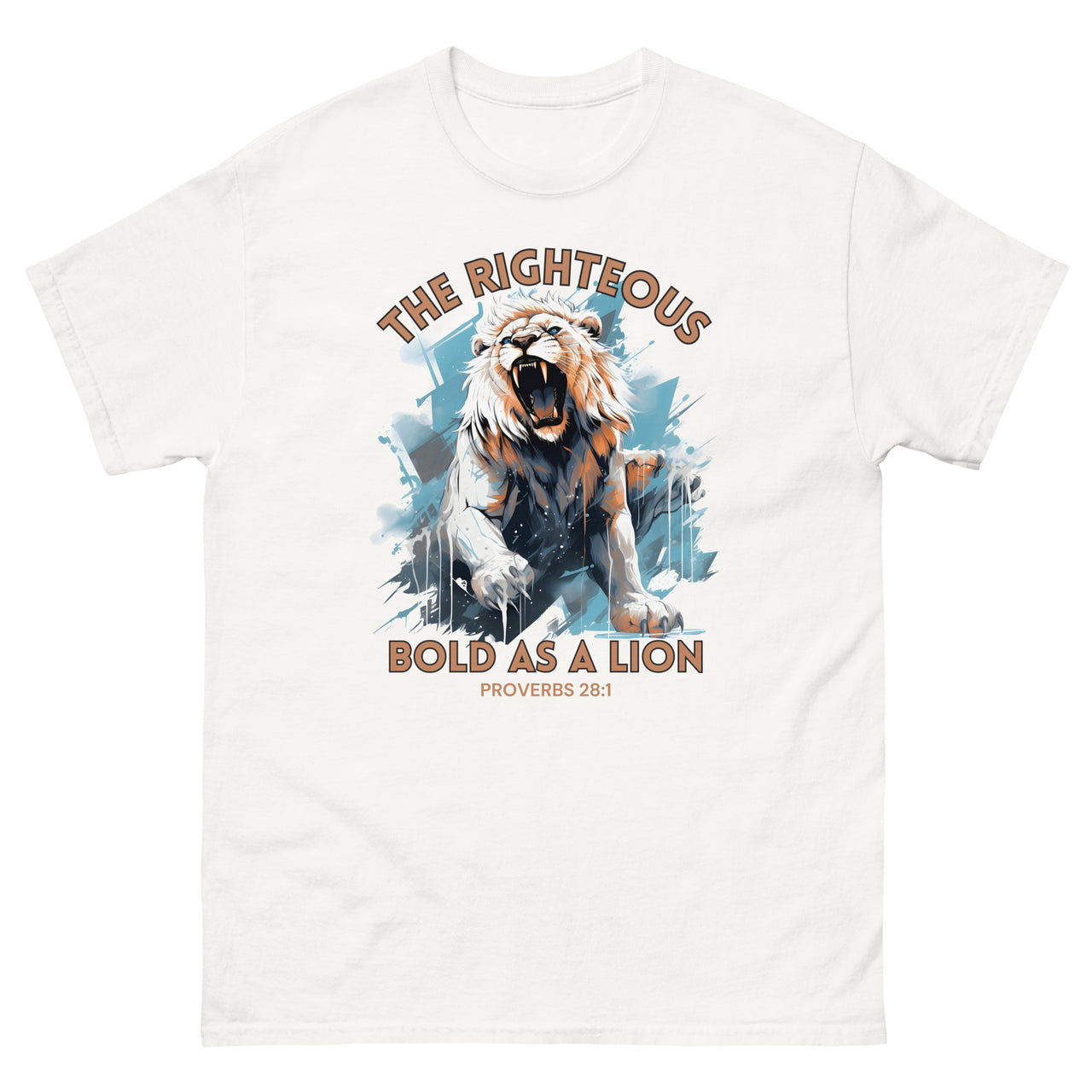 “Bold as a Lion” Men's Classic T-Shirt 4