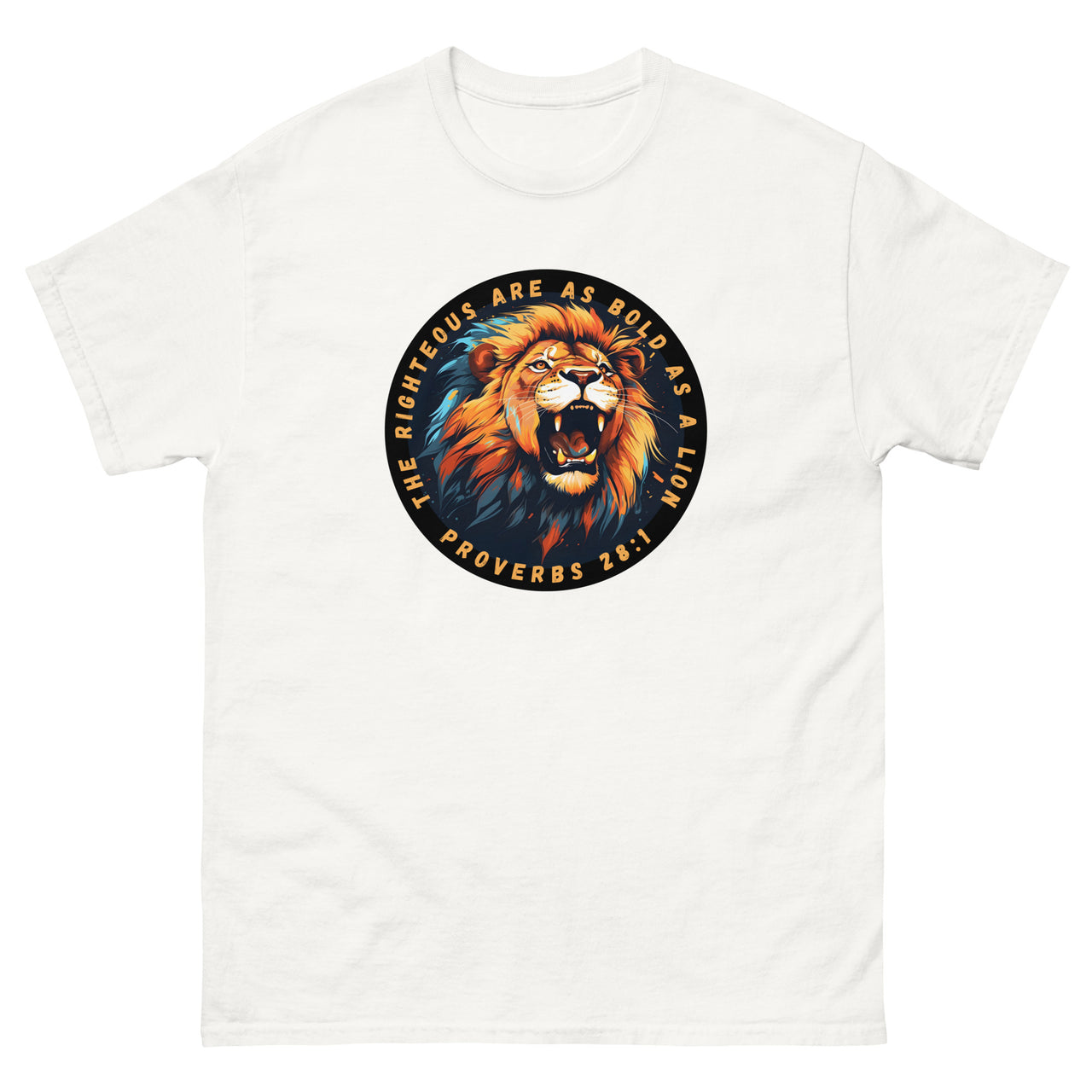 “Bold as a Lion” Men's Classic T-Shirt 1