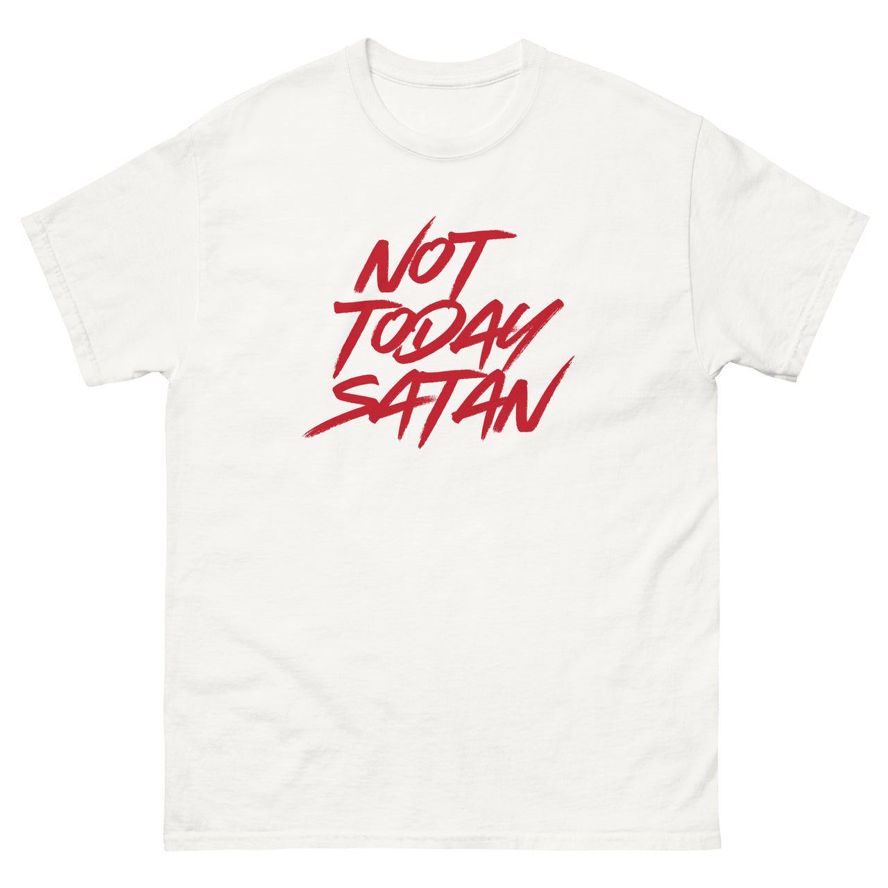 "Not Today Satan" Men's Classic T-Shirt 6