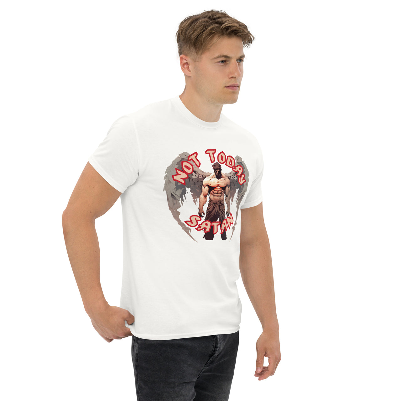 "Not Today Satan" Men's Classic T-Shirt 14