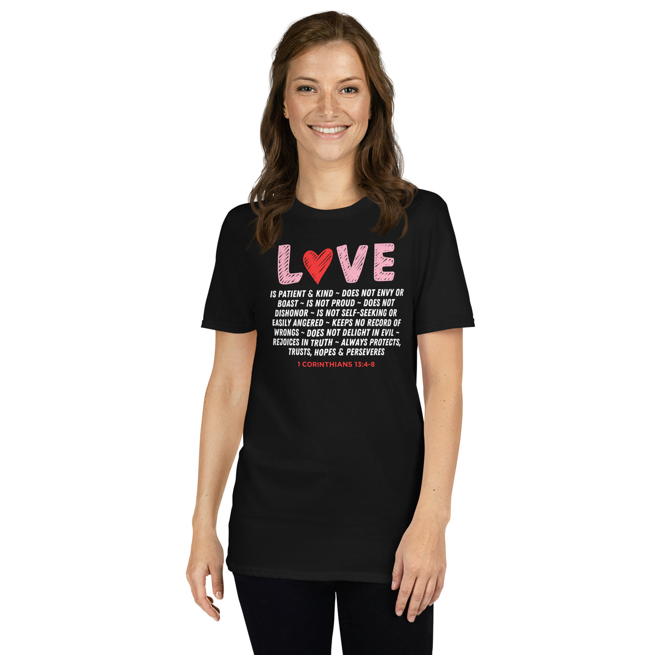 "Love Is" Unisex Softstyle T-Shirt 21