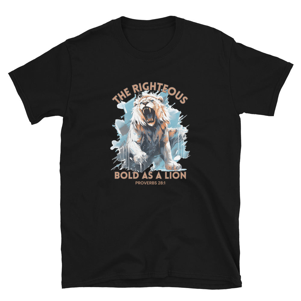 “Bold as a Lion” Unisex Softstyle T-Shirt 4