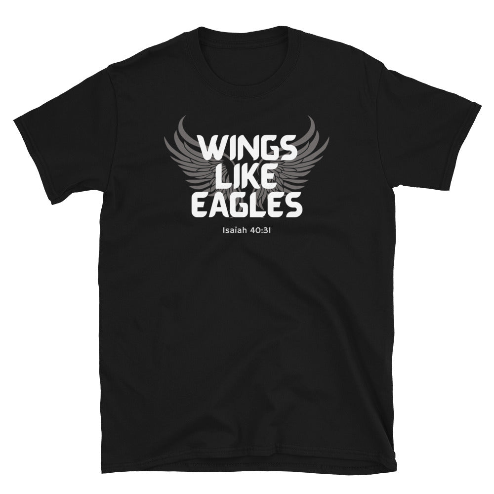 “Wings Like Eagles" Unisex Softstyle T-Shirt 10