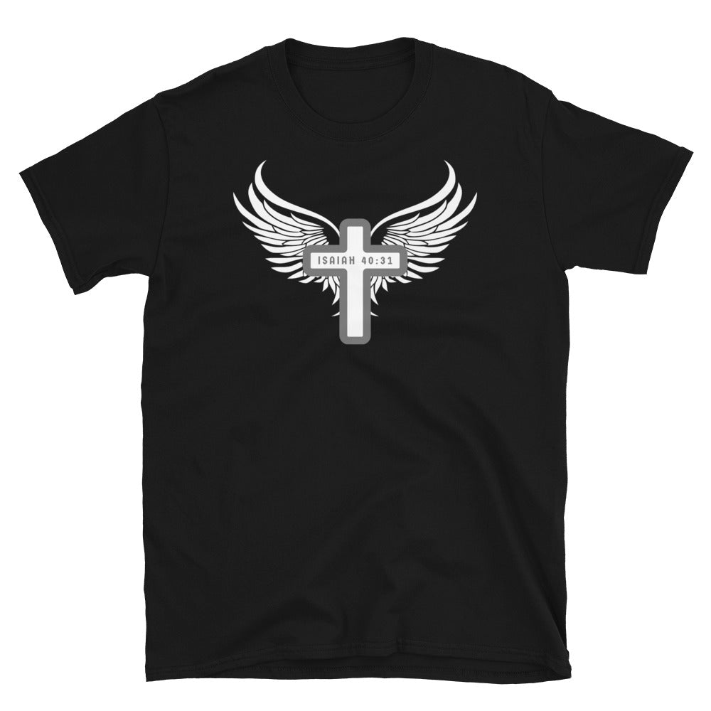 “Wings Like Eagles" Unisex Softstyle T-Shirt 15