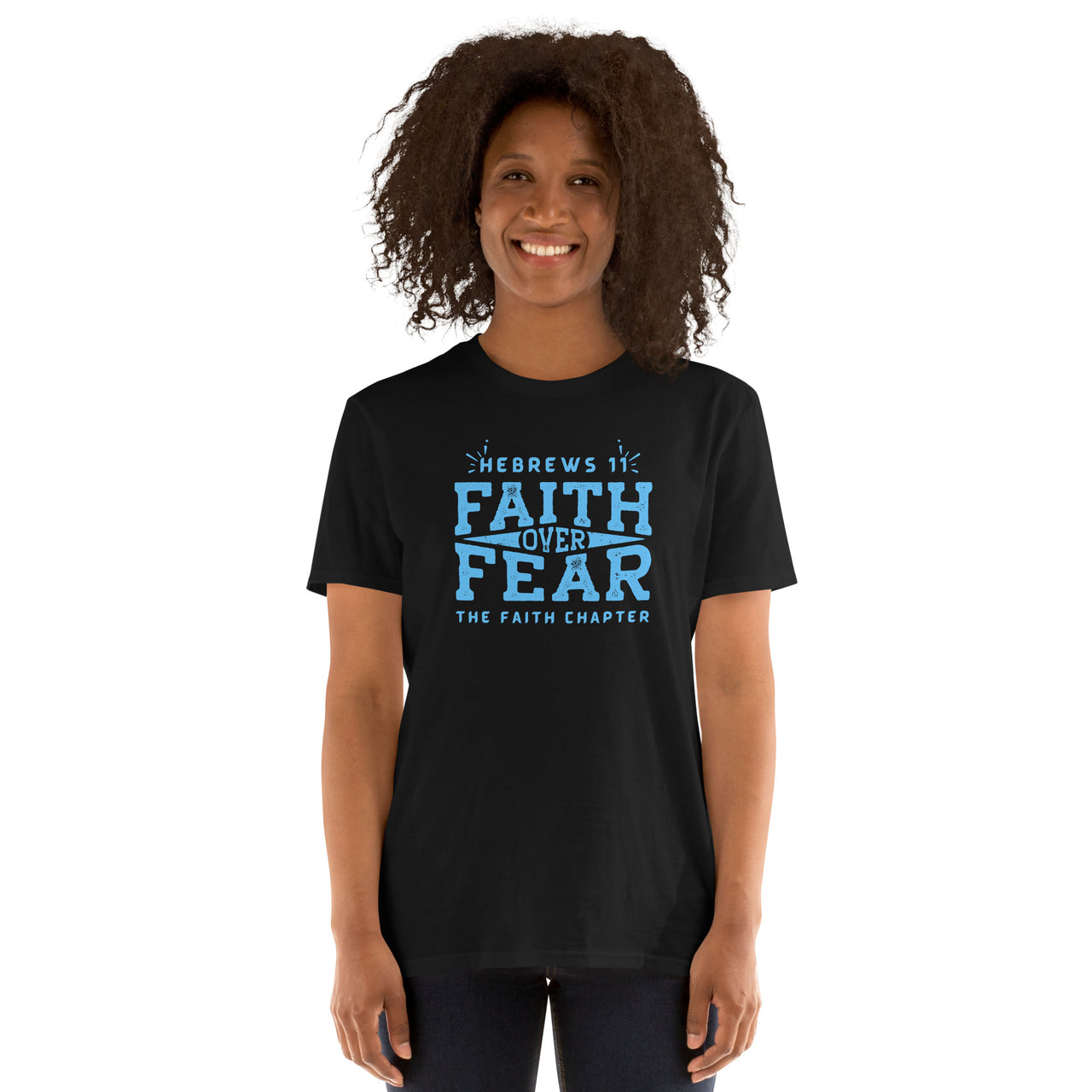 “Faith Over Fear” Unisex Softstyle T-Shirt 9