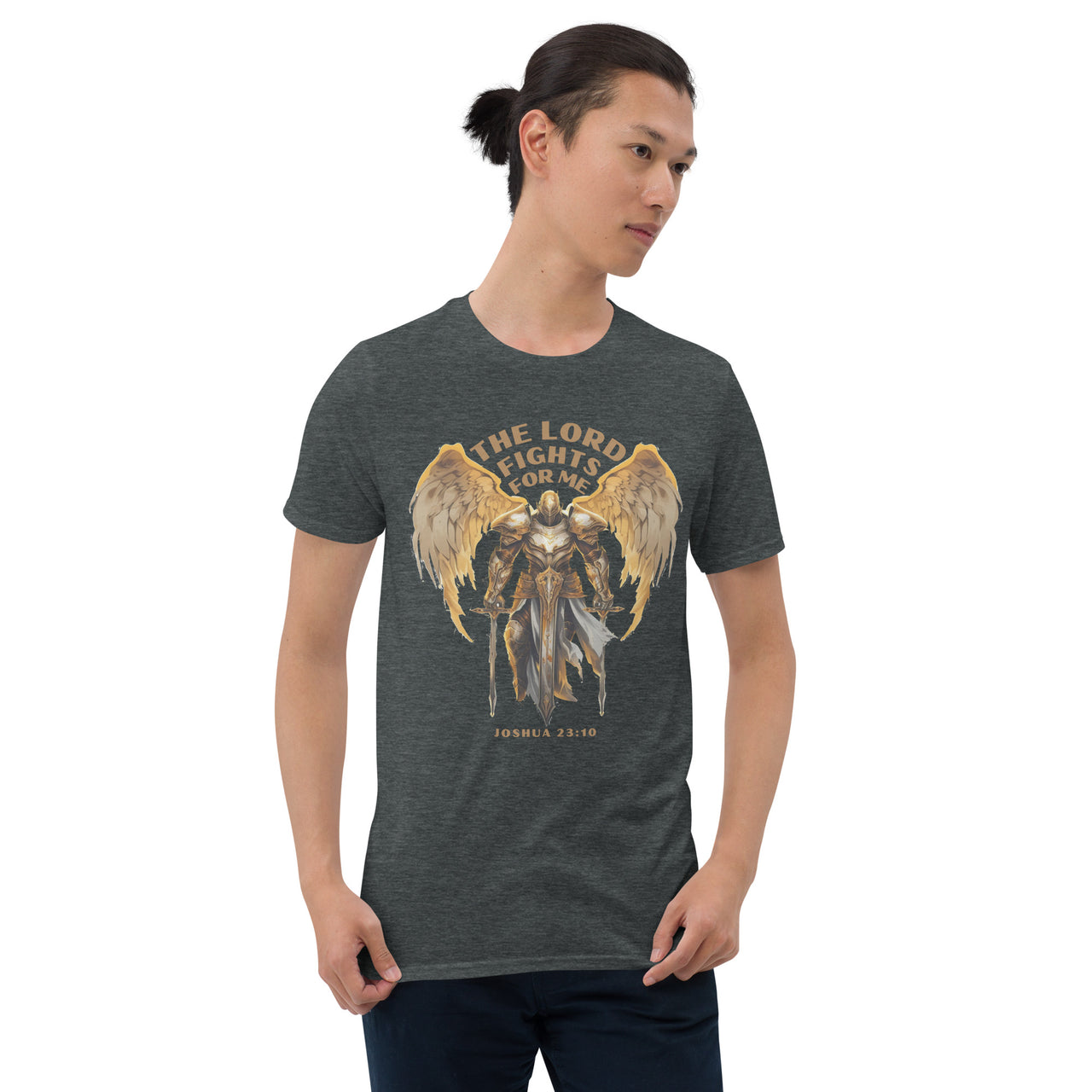 “The Lord Fights for Me”  Unisex Softstyle T-Shirt 1