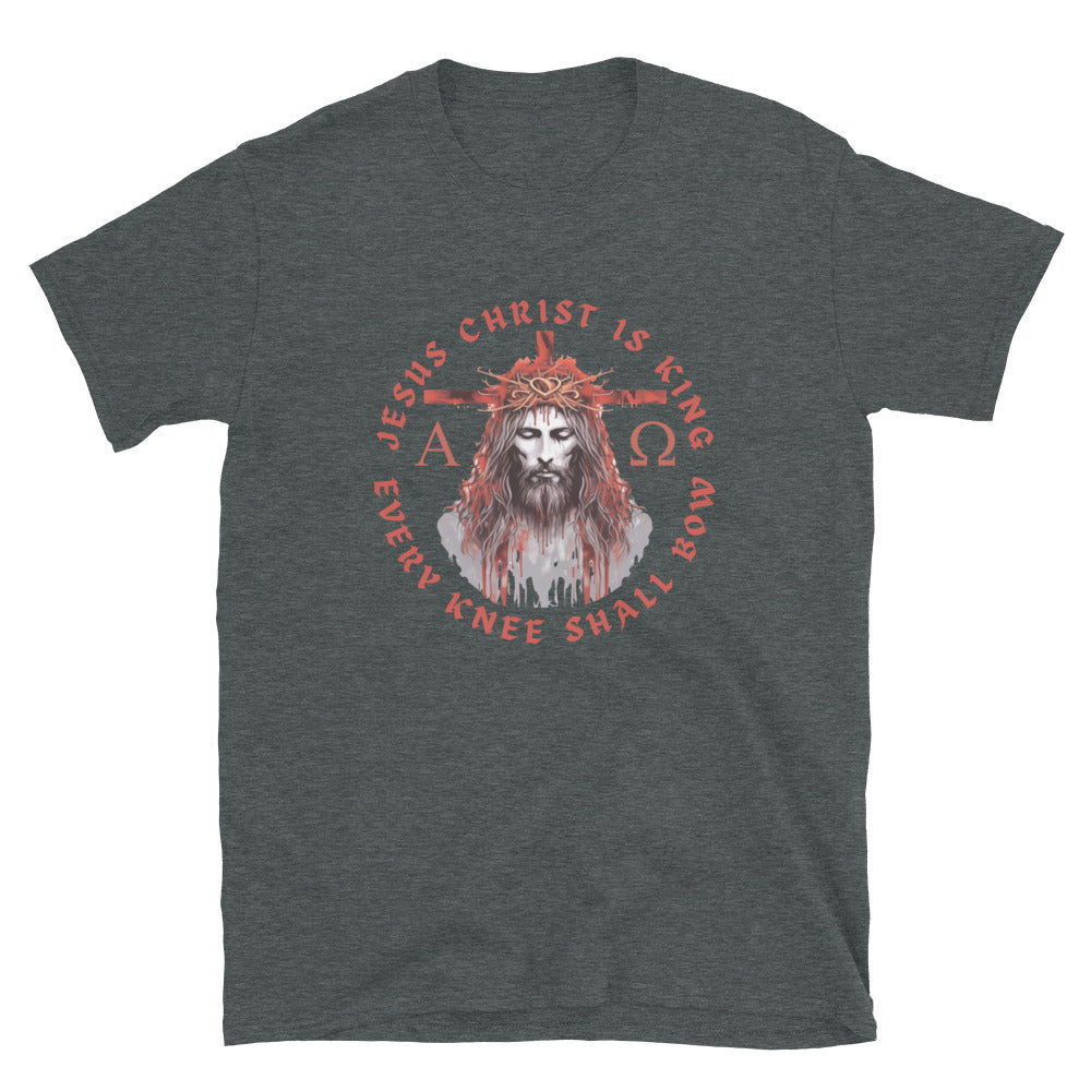 "Every Knee Shall Bow" Unisex Softstyle T-Shirt 2