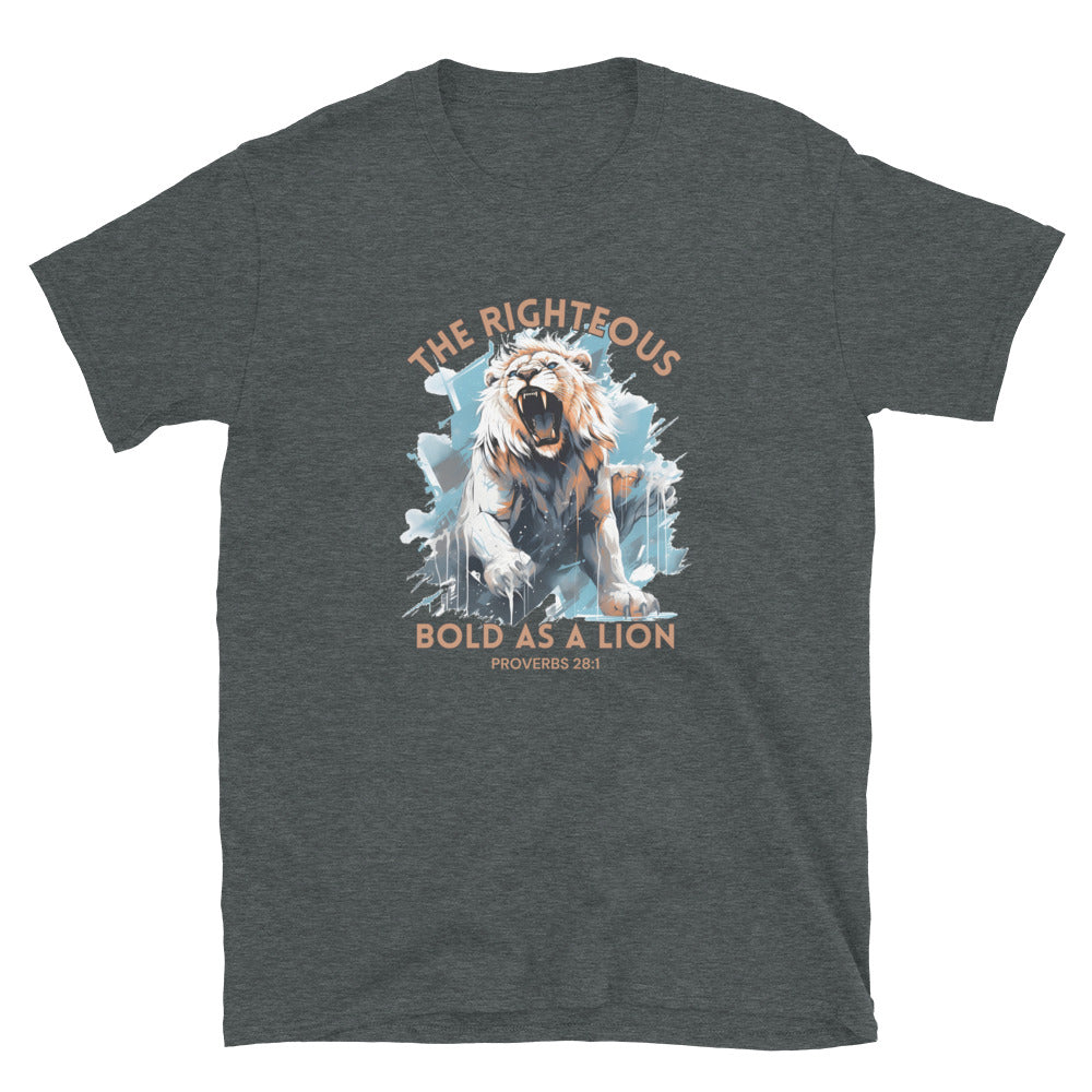 “Bold as a Lion” Unisex Softstyle T-Shirt 4