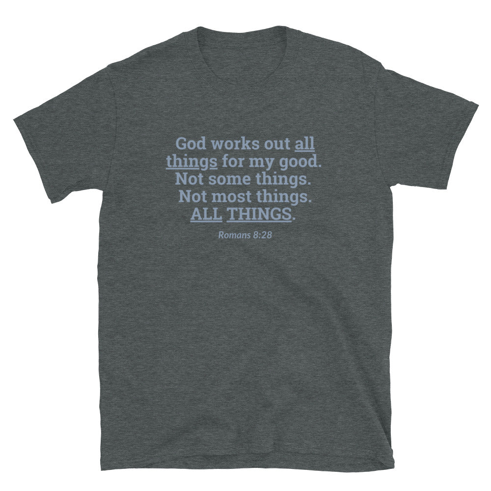 "All Things for my Good" Unisex Softstyle T-Shirt 2