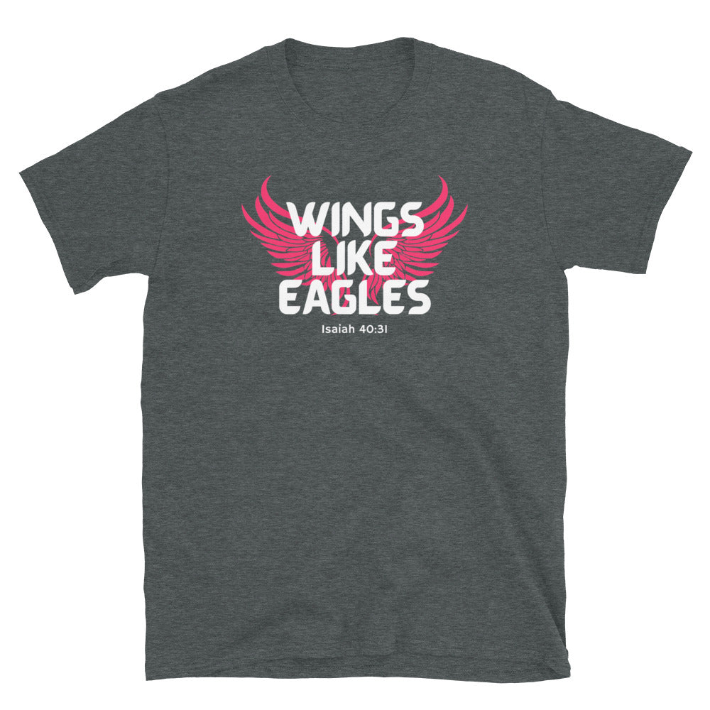 “Wings Like Eagles" Unisex Softstyle T-Shirt 8